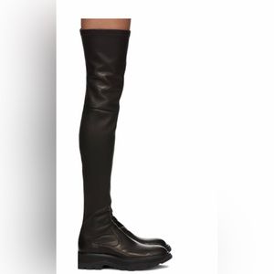 Alexander McQueen Thigh-high Tread Boot